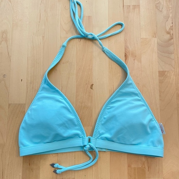 Esprit Ocean Blue Triangle Bikini Top - Picture 1 of 6
